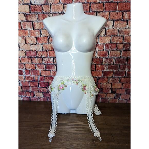 NWT For Love and Lemons Trellis Rose Garter Size: S - Picture 6 of 7